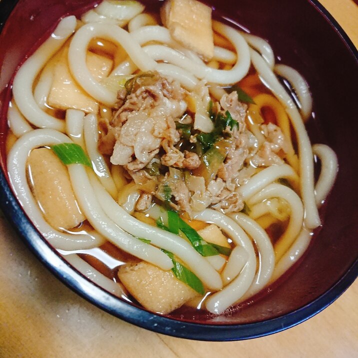 豚丼の具で肉うどん